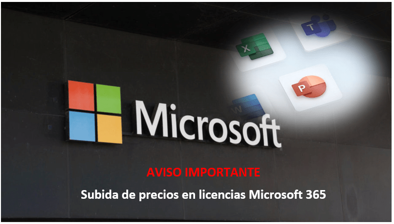 Microsoft anuncia subida de precios en licencias Microsoft 365