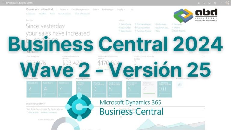 Business Central 2024 Wave 2 - Versión 25